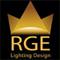 لوگوی شرکت آر. جی. ای - تجهیزات نورپردازی و روشنایی