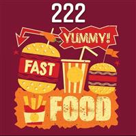 لوگوی فست فود 222