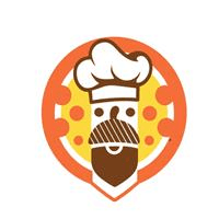 لوگوی پیتزا بلوط - فست فود