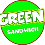 لوگوی ساندویچ سبز - فست فود