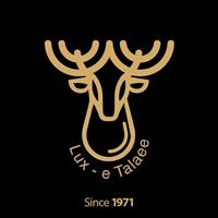 لوگوی رستوران لوکس طلایی