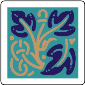 لوگوی طلا سرام کویر - لعاب و رنگ سرامیک
