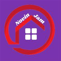 لوگوی نوین جام - درب و پنجره پی وی سی