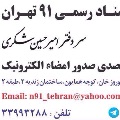 لوگوی دفتر اسناد رسمی شماره 91 - شکری، امیرحسین