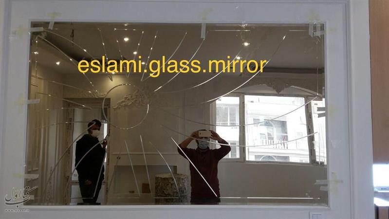 شیشه آینه و قاب اسلامی - قاب سازی شماره 22