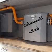 لوگوی تاسیسات فدک - لوله کشی