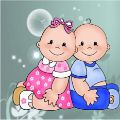 لوگوی فروشگاه کودک دلبند - فروش لباس بچه گانه