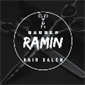 لوگوی رامین - آرایشگاه مردانه