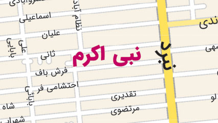 دانلود نقشه منطقه 14 شهرداری تهران