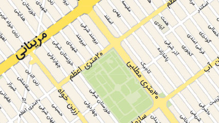 دانلود نقشه منطقه 15 شهرداری تهران