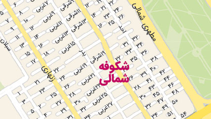 دانلود نقشه منطقه 19 شهرداری تهران