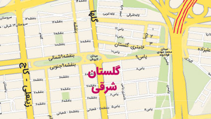 دانلود نقشه منطقه 22 شهرداری تهران
