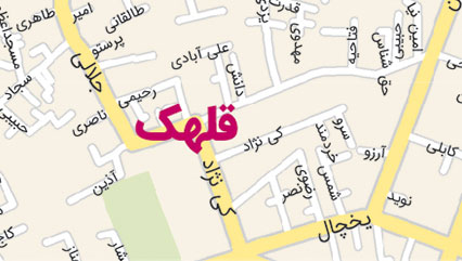 دانلود نقشه منطقه 3 شهرداری تهران