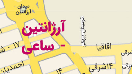 دانلود نقشه منطقه 6 شهرداری تهران