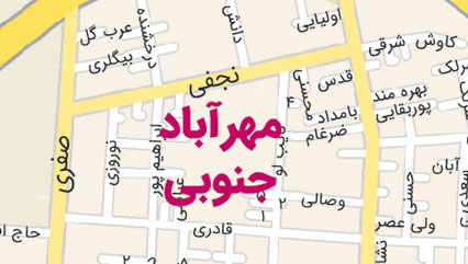 دانلود نقشه منطقه 9 شهرداری تهران