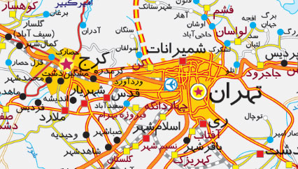 دانلود نقشه راه‌های ایران